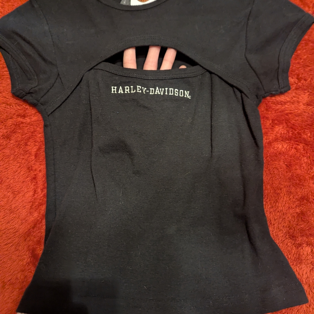 Harley-Davidson Black Cutout T-Shirt